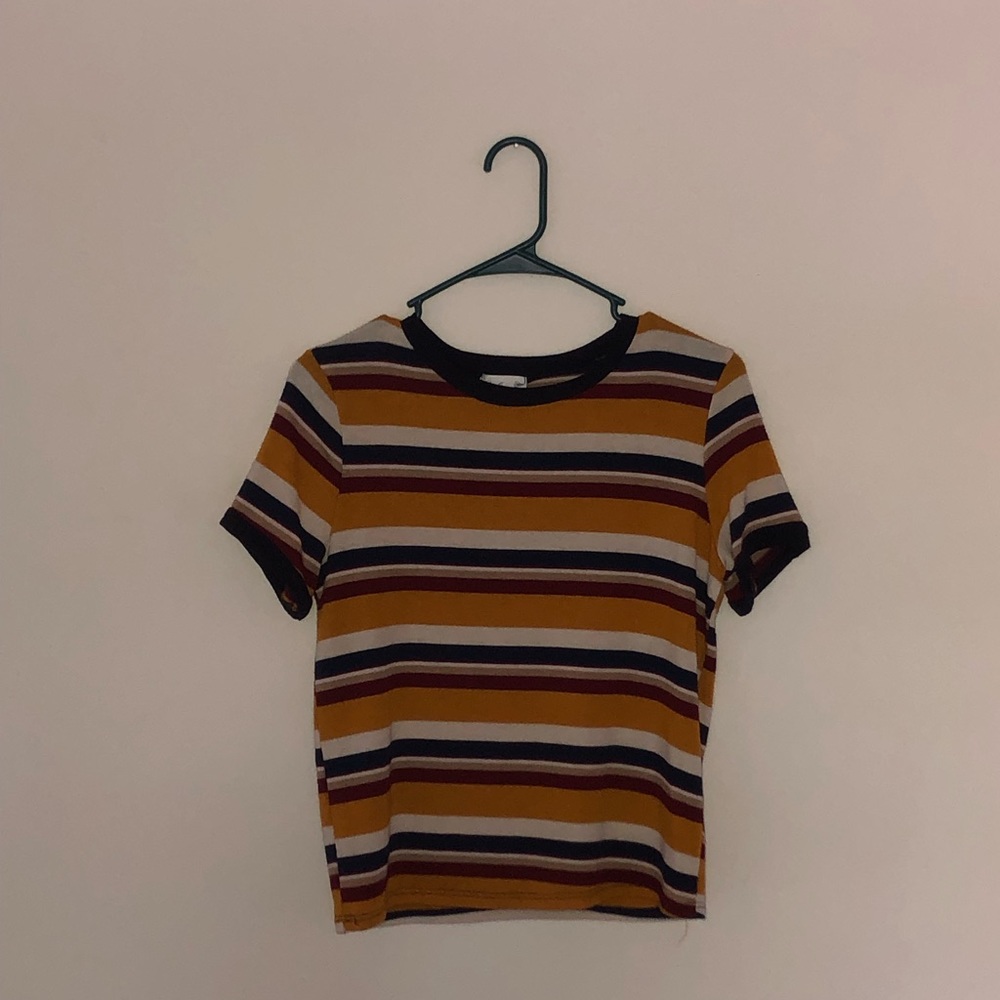 Striped crop top